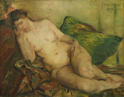 Resting Nude by Lovis Corinth